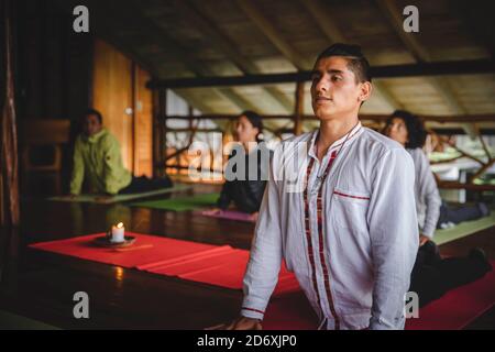 Amazon Jungle Yoga Retreat Foto Stock