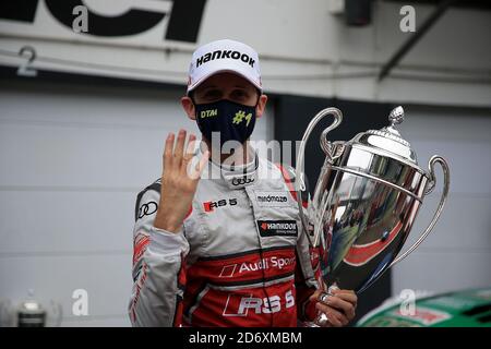 Zolder, Belgio. 18 Ott 2020. 18 ottobre 2020, Circuit Zolder, Zolder, DTM 2020, Zolder, 16-18 ottobre 2020, nel vincitore di foto Rene Rast (DEU n° 33), Audi Sport Team Rosberg | Usage worldwide Credit: dpa/Alamy Live News Foto Stock