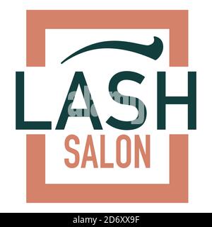 Lash salone, cura professionale per le ciglia e l'estensione Illustrazione Vettoriale