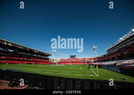 Vista enerale durante la partita di calcio del campionato spagnolo LaLiga tra Granada CF e Sevilla FC il 17 ottobre 2020 allo stadio Los Carmenes di Gr Foto Stock