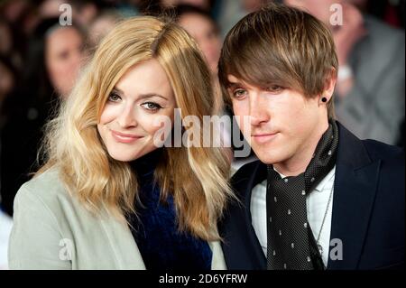 Fearne Cotton partecipa ai National Television Awards, all'O2 Arena nella zona est di Londra. Foto Stock