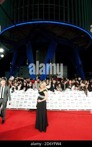 Holly Willoughby arriva al National Television Awards, presso il centro O2 nella zona est di Londra. Foto Stock