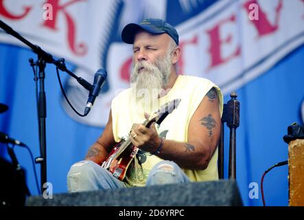 Seasick Steve si esibisce al Latitude Festival di Henham Park, Suffolk Foto Stock