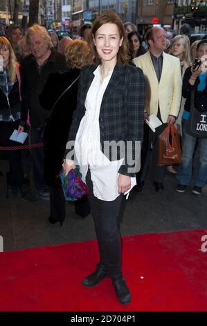 Gina McKee arriva alla stampa del discorso del Re, al Wyndham's Theatre di Londra. Foto Stock