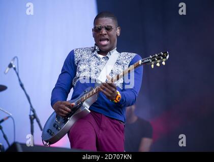 Labrinth si esibisce al festival Isle of Wight, al Seaclose Park, Newport Foto Stock