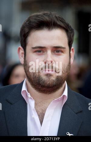 David Fynn arriva in prima assoluta dei tranquilli, all'Odeon West End di Leicester Square, Londra. Foto Stock