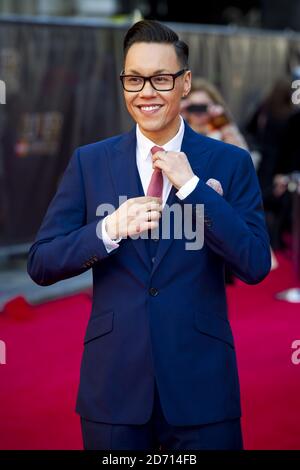 GOK WAN partecipa agli Olivier Awards, tenuti alla Royal Opera House di Covent Garden, Londra Foto Stock