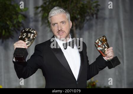 Anthony McCarten partecipa alla festa dopo lo spettacolo per l'EE British Academy Film Awards al Grosvenor House Hotel nel centro di Londra. Foto Stock
