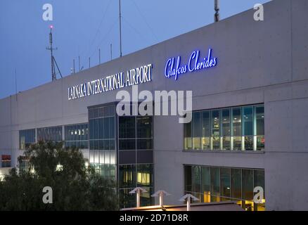 Dall'aeroporto internazionale di Larnaca. Cipro Foto Stock