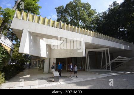 Veduta generale del padiglione nordico alla Biennale d'Arte 2015 di Venezia. Foto Stock