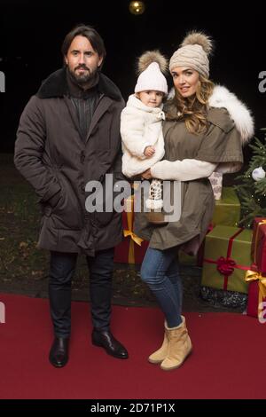 Tamara Ecclestone e Jay Rutland partecipano al lancio del Winter Wonderland, ad Hyde Park a Londra. Foto Stock