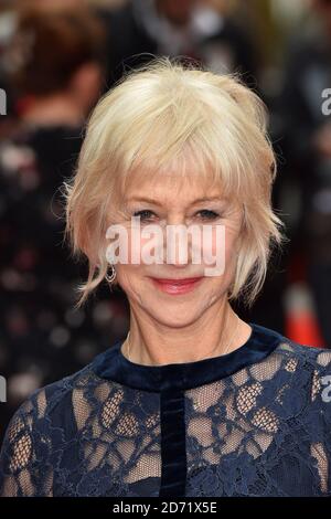 Dame Helen Mirren frequenta The Eye in the Sky UK premiere tenuto a Curzon Mayfair a Londra Foto Stock