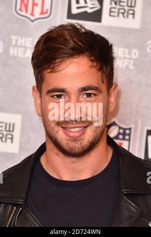 Danny Cipriani partecipa al lancio della NFL House, a Holborn London. Data immagine: Giovedì 20 ottobre 2016. Il credito fotografico dovrebbe essere: Matt Crossick/ EMPICS Entertainment. Il locale sarà aperto per 10 giorni per festeggiare i tre giochi NFL che si disputeranno a Londra nel mese di ottobre. Foto Stock