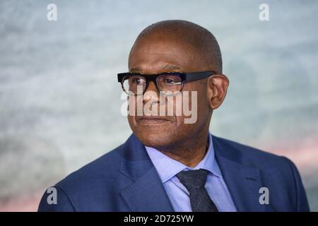 Forest Whitaker al Rogue One: Una star Wars Story Premiere, al Tate Modern di Londra. Data immagine: Martedì 13 dicembre 2016. Il credito fotografico dovrebbe essere: Matt Crossick/ EMPICS Entertainment. Foto Stock