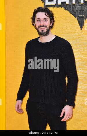 Blake Harrison partecipa a una proiezione di gala del film Lego Batman, al cinema Empire di Leicester Square, Londra. Data immagine: Sabato 28 gennaio 2016. Il credito fotografico dovrebbe essere: Matt Crossick/ EMPICS Entertainment. Foto Stock