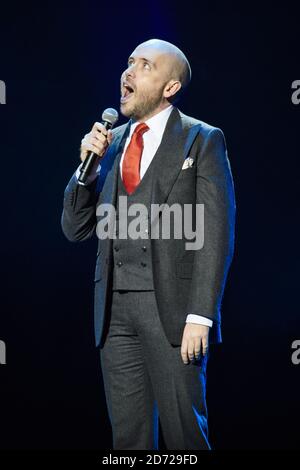 Tom Allen ha suonato sul palco alla Royal Albert Hall di Londra per la serie annuale di concerti Teenage Cancer Trust. Data immagine: Mercoledì 29 marzo 2017. Il credito fotografico dovrebbe essere: Matt Crossick/ EMPICS Entertainment. Foto Stock