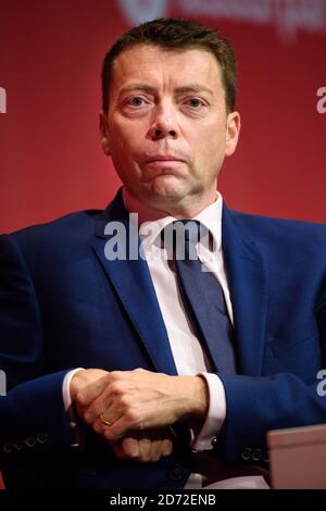 Il Segretario Generale, Iain McNicolo, ha raffigurato durante la conferenza del Partito laburista a Brighton. Data immagine: Lunedì 25 settembre 2017. Il credito fotografico dovrebbe essere: Matt Crossick/ EMPICS Entertainment. Foto Stock