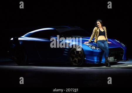 USO EDITORIALE SOLO Elysia Wren durante la prima mondiale di Fast & Furious Live, tenutasi al 02, Peninsula Square, Londra. Data immagine: Venerdì 19 gennaio 2018. Il credito fotografico dovrebbe essere: Matt Crossick/ EMPICS Entertainment. Foto Stock