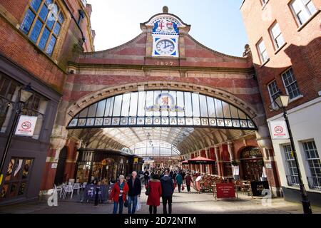 La galleria commerciale a Windsor, Berkshire. Data immagine: Giovedì 5 aprile 2018. Il credito fotografico dovrebbe essere: Matt Crossick/ EMPICS Entertainment. Foto Stock