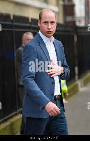 Prince William al lancio del Greenhouse Sports Centre, a Marylebone, Londra. Data immagine: Giovedì 26 aprile 2018. Il credito fotografico dovrebbe essere: Matt Crossick/ EMPICS Entertainment. Foto Stock