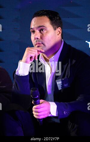 Aaron Bastani Speaking at the World Transformed, un festival di musica, arte e politica organizzato da Momentum accanto alla conferenza annuale del Labor Party a Liverpool. Data immagine: Domenica 23 settembre 2018. Il credito fotografico dovrebbe essere: Matt Crossick/ EMPICS Entertainment. Foto Stock