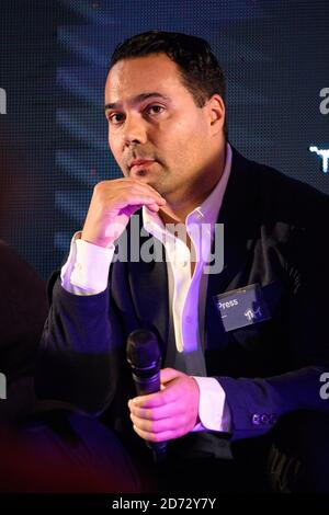 Aaron Bastani Speaking at the World Transformed, un festival di musica, arte e politica organizzato da Momentum accanto alla conferenza annuale del Labor Party a Liverpool. Data immagine: Domenica 23 settembre 2018. Il credito fotografico dovrebbe essere: Matt Crossick/ EMPICS Entertainment. Foto Stock