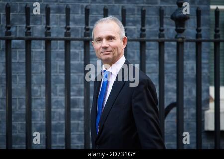 Il ministro britannico David Lidington arriva a Downing Street, Londra, per una riunione del Gabinetto. Data immagine: Martedì 13 novembre 2018. Il credito fotografico dovrebbe essere: Matt Crossick/ EMPICS Entertainment. Foto Stock