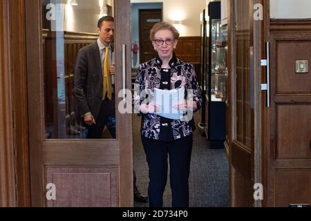 Dame Margaret Beckett in una conferenza stampa di voto popolare, a Westminster, Londra. Data immagine: Mercoledì 27 marzo 2019. Il credito fotografico dovrebbe essere: Matt Crossick/Empics Foto Stock