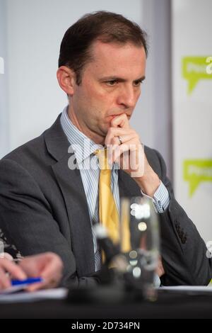 Il deputato Stephen Gethins ha parlato alla Conferenza stampa di voto del popolo, a Westminster, Londra. Data immagine: Mercoledì 27 marzo 2019. Il credito fotografico dovrebbe essere: Matt Crossick/Empics Foto Stock