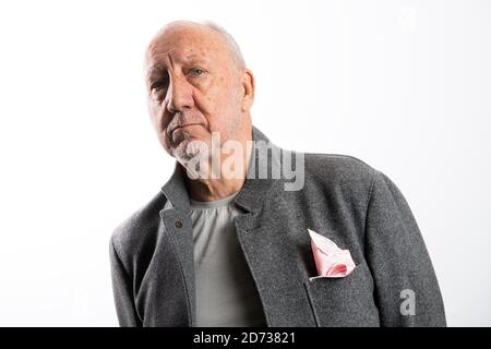 Il musicista Pete Townshend ha ritratto allo Sloane Club di Londra. Il suo romanzo di debutto, The Age of Ansia, è ora disponibile. Data immagine: 17 luglio 2019. Il credito fotografico dovrebbe essere: Matt Crossick/Empics Foto Stock