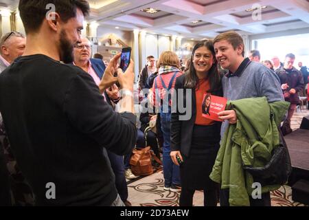 Lisa Nandy durante un evento di marchette di leadership per il Labor Party, al Grand Hotel di Brighton. Data immagine: Sabato 29 febbraio 2020. Il credito fotografico dovrebbe essere: Matt Crossick/Empics Foto Stock