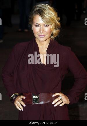 Anastacia arriva alla prima di Tropic Thunder all'Odeon Leicester Square, Londra. Foto Stock