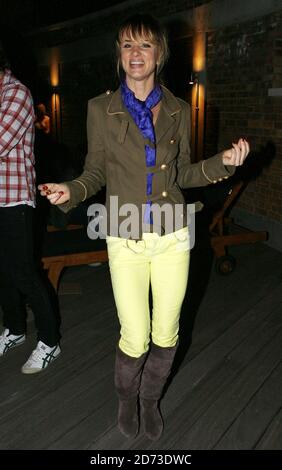 Juliette Lewis durante la festa finale per i Vodafone Live Music Awards 2008, tenutasi al Rex Bar di Brixton, Londra del sud. Foto Stock