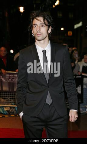 Ralf Little arriva alla prima di Telstar, parte del BFI 52nd London Film Festival, all'Odeon West End di Leicester Square, Londra. Foto Stock