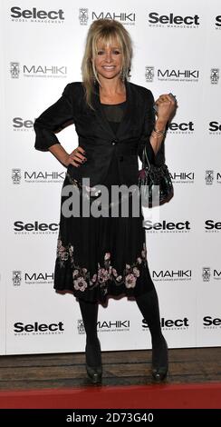 Jo Wood partecipa al Select Models Oscars Party al Mahiki nel centro di Londra. Foto Stock