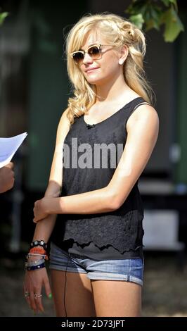 Pixie Lott è stato avvistato nell'area VIP al Wireless Festival 2009 di Hyde Park, Londra. . Foto Stock