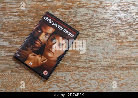 DVD di Stephen Frears 'Dirty Pretty Things un documentario Dramma di stile ambientato a Londra, Regno Unito Foto Stock