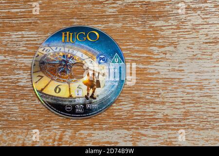 Il DVD di Martin Scorsese's Hugo Foto Stock