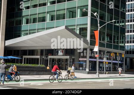 MLB NYC Flagship Store, Rockefeller Center, New York City, Stati Uniti Foto Stock