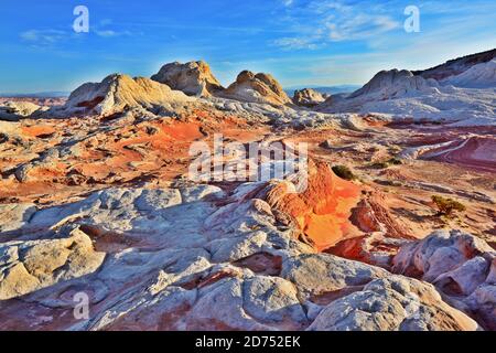 White Pocket Rock Formations nel Vermilion Cliffs National Monument in Arizona, USA Foto Stock