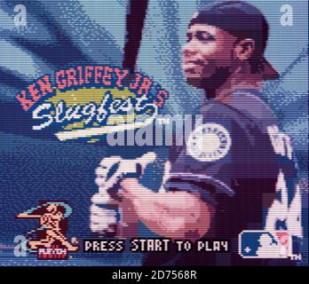 Ken Griffey Jr's Slugfest - Nintendo Game Boy Color Videogioco - solo per uso editoriale Foto Stock