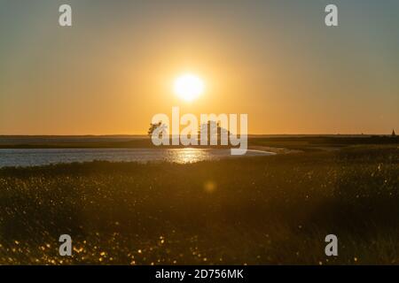 Un tramonto Chappaquiddick Foto Stock