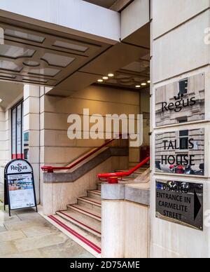 Regus Services Office Space London - RegusTallis House ufficio spazio su Tallis Street, Londra Blackfriars EC4. Foto Stock