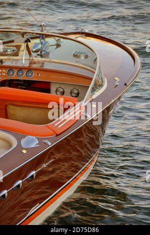 Barca di legno Foto Stock