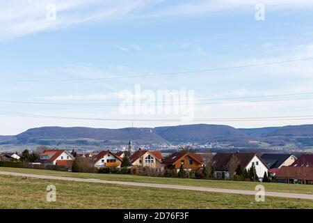 Iggingen, Schwäbische Alb Foto Stock