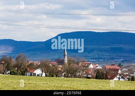 Iggingen, Schwäbische Alb Foto Stock