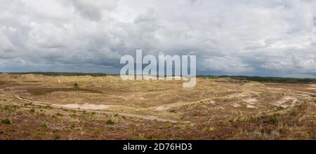 La zona delle dune chiamata 'choorlse duinen' nella zona delle dune della provincia dell'Olanda del Nord, Paesi Bassi Foto Stock