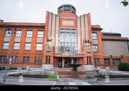 Il Museo della Boemia Orientale a Hradec Kralove, Repubblica Ceca, 31 maggio 2020. Il museo è stato costruito secondo il progetto di Jan Kotera nel 1909-1912, Th Foto Stock