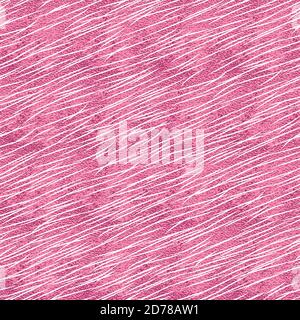 Stampa animale metallizzata rosa. Pelliccia di animali stilizzata con motivo senza cuciture Illustrazione Vettoriale