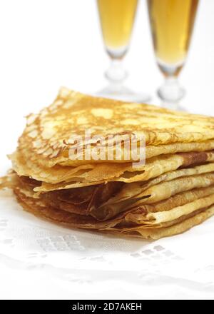 PANCAKE, CONCETTO DELLA CANDELORA Foto Stock